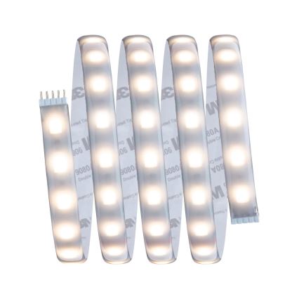 Paulmann 70627 -  Fita LED RGB/18W IP44 para casa de banho regulável MAXLED 1,5 m 230V + comando
