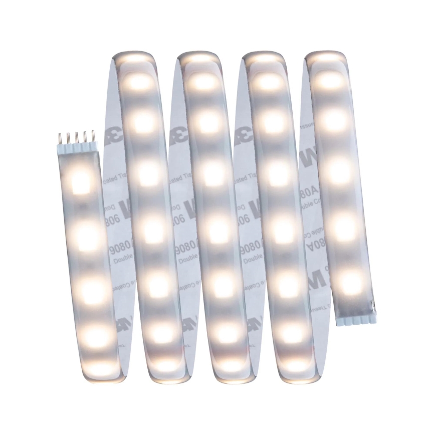 Paulmann 70627 -  Fita LED RGB/18W IP44 para casa de banho regulável MAXLED 1,5 m 230V + comando