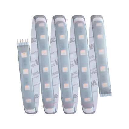 Paulmann 70627 -  Fita LED RGB/18W IP44 para casa de banho regulável MAXLED 1,5 m 230V + comando