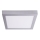 Paulmann 70650 - LED/17W Iluminação de teto LUNAR 230V 30x30 cm cromado mate