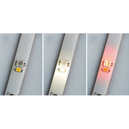 Paulmann 70697 - LED RGBW/10,5W Tira com regulação DIGITAL 4,8m 230V + controlo remoto