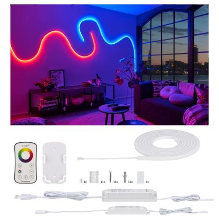Paulmann 70966 - LED-RGB/27W IP67 Faixa exterior com regulação de fluxo luminoso FLOW 3m 230/24V
