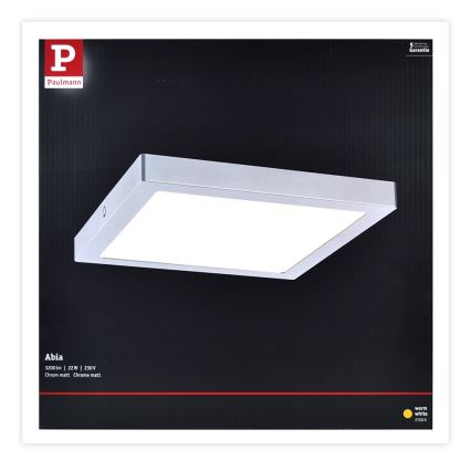 Paulmann 70982 - LED/22W Iluminação de teto ABIA 230V