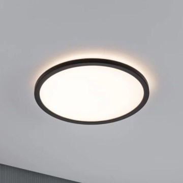 Paulmann 70998 - LED/16W Painel integrado ATRIA 230V 3000K diâmetro 29,3 cm preto