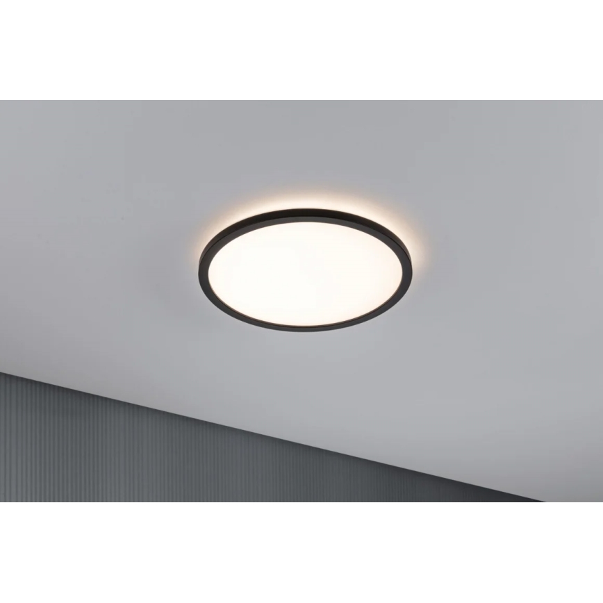 Paulmann 70998 - LED/16W Painel integrado ATRIA 230V 3000K diâmetro 29,3 cm preto