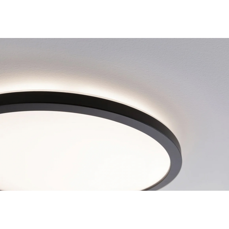 Paulmann 70998 - LED/16W Painel integrado ATRIA 230V 3000K diâmetro 29,3 cm preto