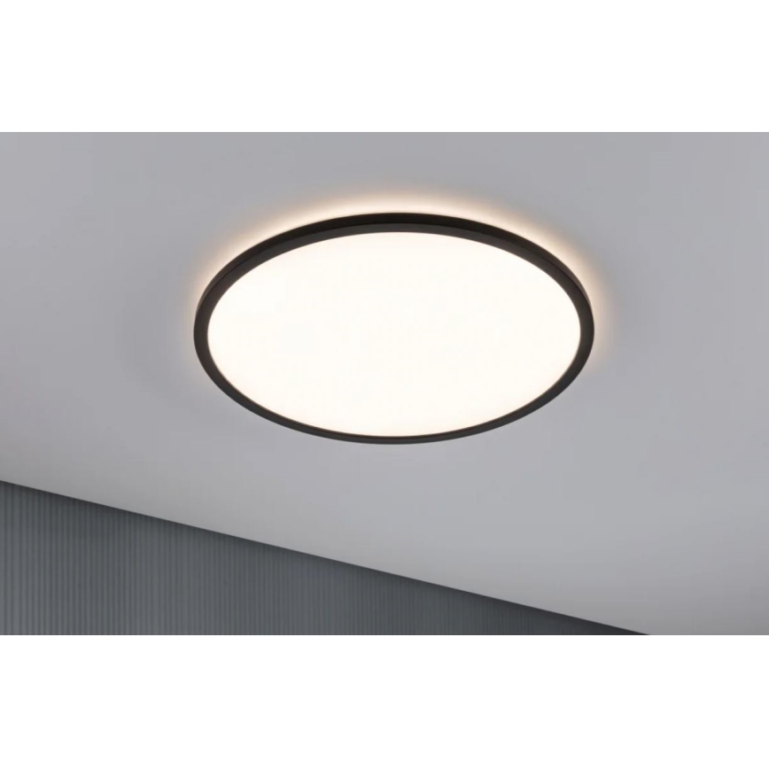Paulmann 70999 - LED/22W Painel com regulação ATRIA 230V 3000K diâmetro 42 cm preto