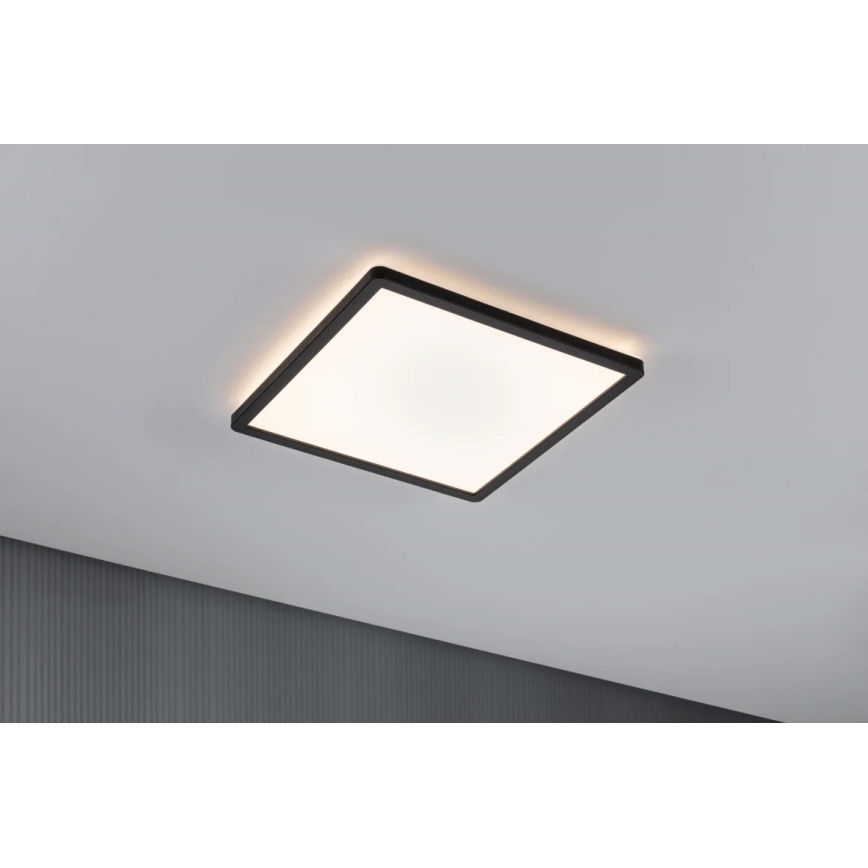 Paulmann 71001 - LED/16W Painel integrado ATRIA 230V 3000K 29,3x29,3 cm preto