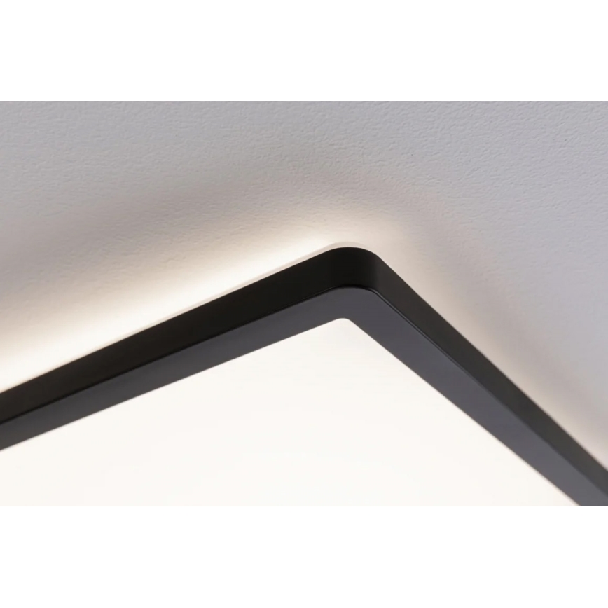 Paulmann 71001 - LED/16W Painel integrado ATRIA 230V 3000K 29,3x29,3 cm preto