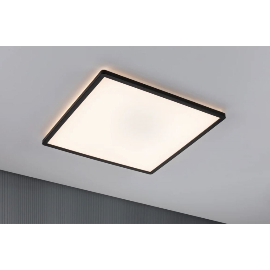 Paulmann 71002 - LED/22W Painel com regulação ATRIA 230V 3000K 42x42 cm preto
