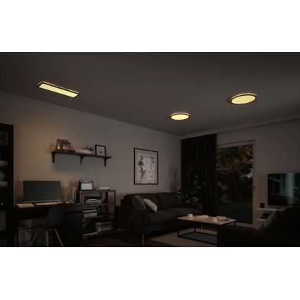 Paulmann 71002 - LED/22W Painel com regulação ATRIA 230V 3000K 42x42 cm preto