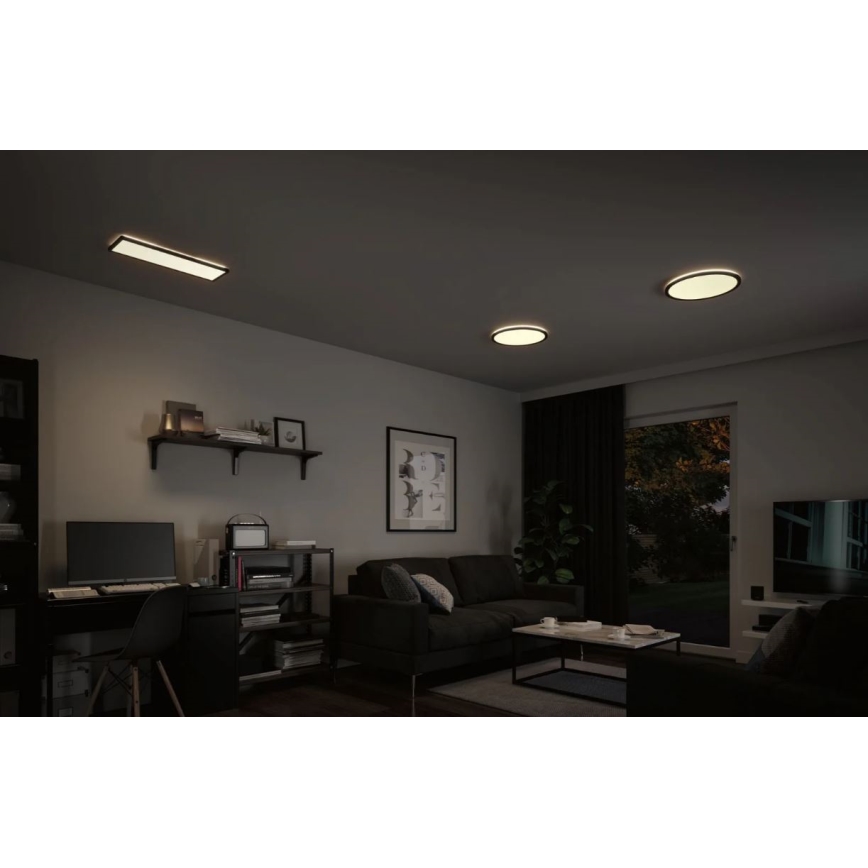 Paulmann 71016 - LED/22W Painel com regulação ATRIA 230V 4000K 42x42 cm preto
