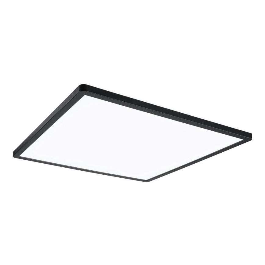 Paulmann 71016 - Painel LED dimmerizável ATRIA 22W 230V 4000K 42x42 cm preto
