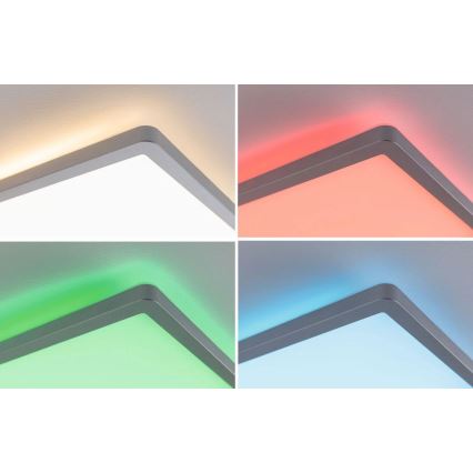Paulmann 71020 - LED/20W RGBW Painel com regulação ATRIA 230V 4000K 20x58 cm + comando