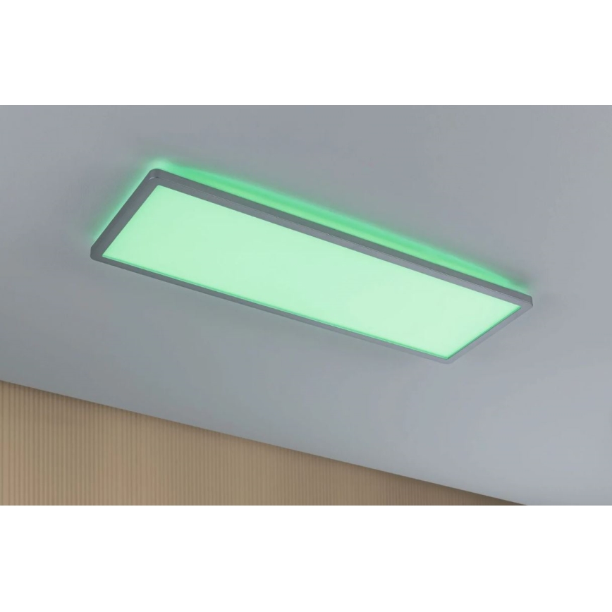 Paulmann 71020 - LED/20W RGBW Painel com regulação ATRIA 230V 4000K 20x58 cm + comando