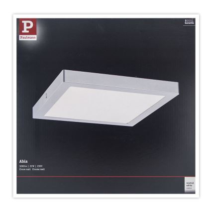 Paulmann 71024 - LED/22W Iluminação de teto ABIA 230V cromado mate