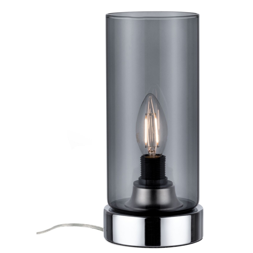 Paulmann 77056 - 1xE14/20W Candeeiro de mesa táctil com regulação PINJA 230V