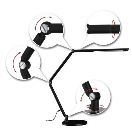 Paulmann 78912 - LED/10,6W Candeeiro de mesa com regulação FLEXBAR 230V 3000/4000/6500K