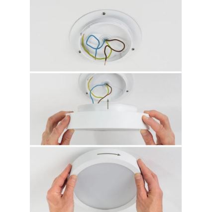 Paulmann 78923 - LED/13W IP44 Iluminação de teto de casa de banho com regulação AVIAR 230V