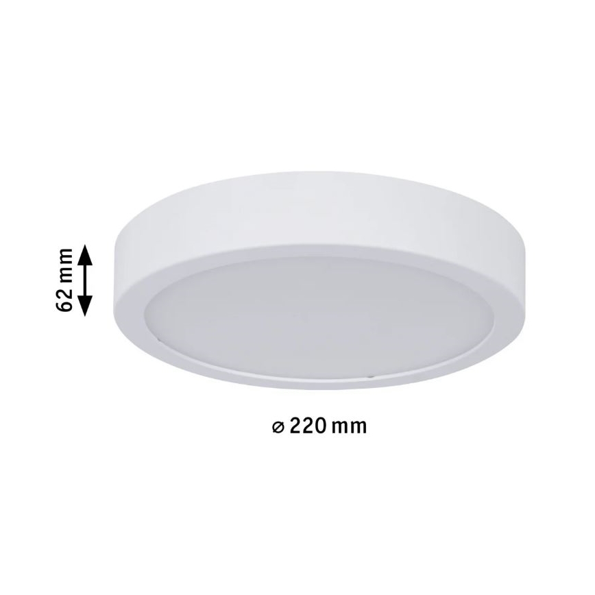 Paulmann 78923 - LED/13W IP44 Iluminação de teto de casa de banho com regulação AVIAR 230V