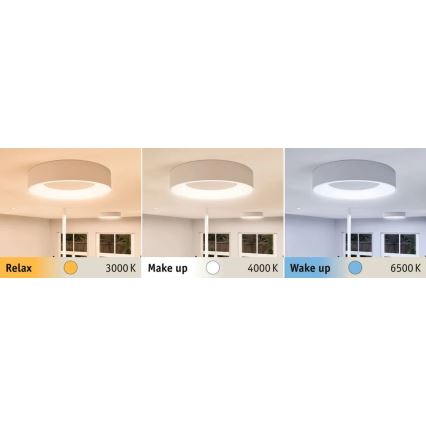 Paulmann 78947 - LED/23W IP44 Iluminação de teto de casa de banho CASCA 230V