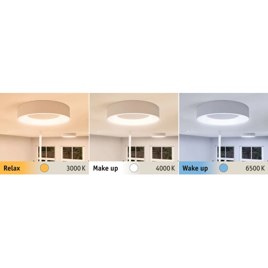 Paulmann 78947 - LED/23W IP44 Iluminação de teto de casa de banho CASCA 230V