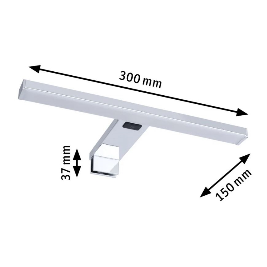 Paulmann 78950 - LED/3,7W IP44 Iluminação de espelho de casa de banho SELO 2700-6500K 230V