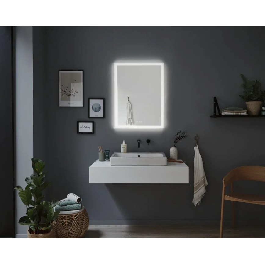Paulmann 78951 - Espelho para casa de banho LED/22W IP44 regulável com retroiluminação 230V