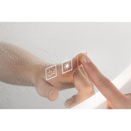 Paulmann 78952- Espelho para casa de banho LED/21W IP44 regulável com retroiluminação MIRA 230V