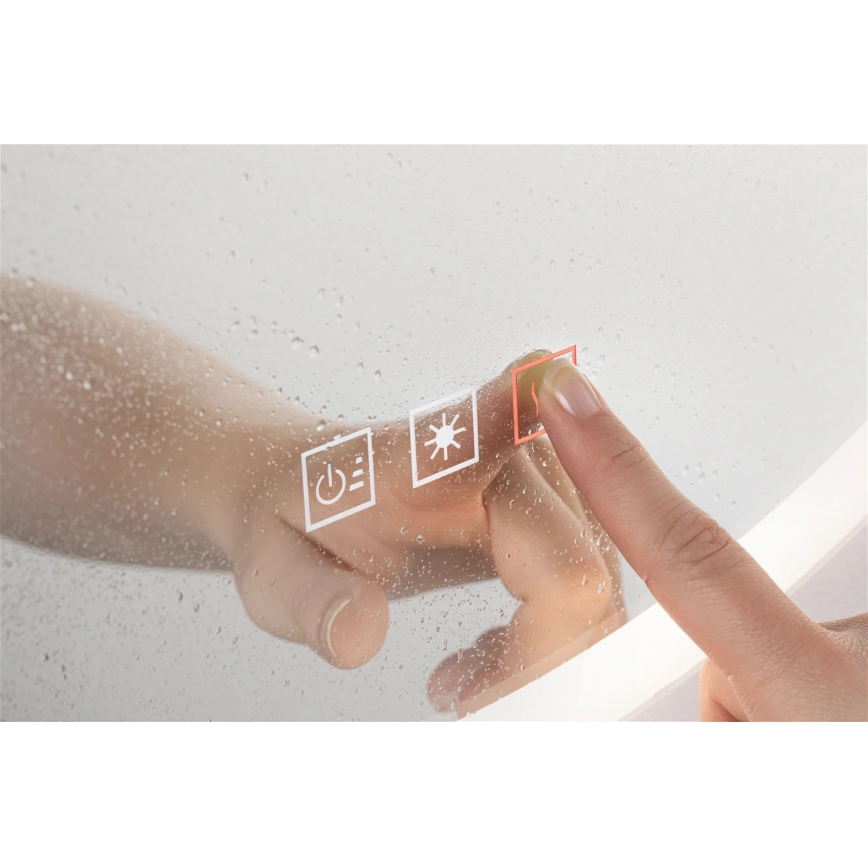 Paulmann 78952- Espelho para casa de banho LED/21W IP44 regulável com retroiluminação MIRA 230V