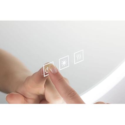 Paulmann 78952- Espelho para casa de banho LED/21W IP44 regulável com retroiluminação MIRA 230V