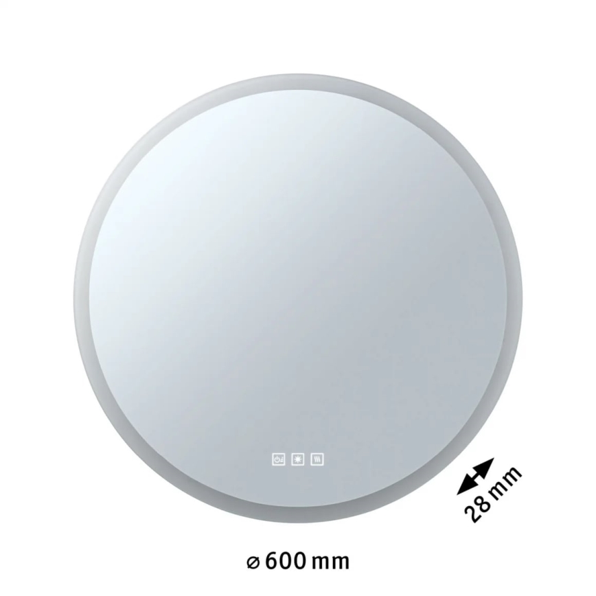 Paulmann 78952- Espelho para casa de banho LED/21W IP44 regulável com retroiluminação MIRA 230V