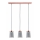 Paulmann 79626 - 3xE27/20W Candelabro suspenso NEORDIC STIG 230V