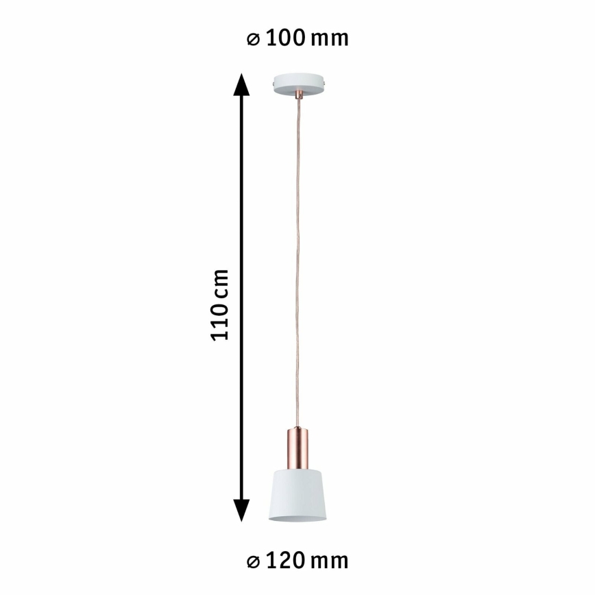 Paulmann 79656 - 1xE14/20W  Candelabro suspenso NEORDIC HALDAR 230V
