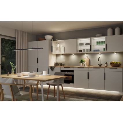 Paulmann 79693 - LED/42W Candelabro suspenso com regulação LENTO 230V preto