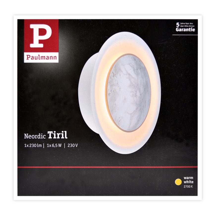 Paulmann 79700 - LED/6,5W Iluminação de parede TIRIL 230V