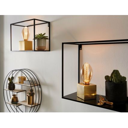 Paulmann  79728 - 1xE27/20W Candeeiro de mesa DILJA 230V