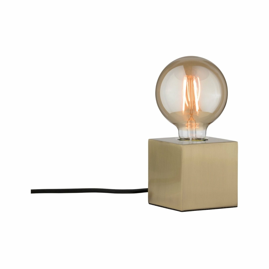 Paulmann  79728 - 1xE27/20W Candeeiro de mesa DILJA 230V
