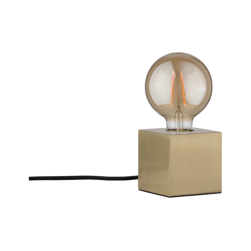 Paulmann  79728 - 1xE27/20W Candeeiro de mesa DILJA 230V