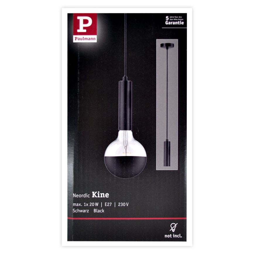 Paulmann 79757 - Candelabro num fio NEORDIC 1xE27/20W/230V