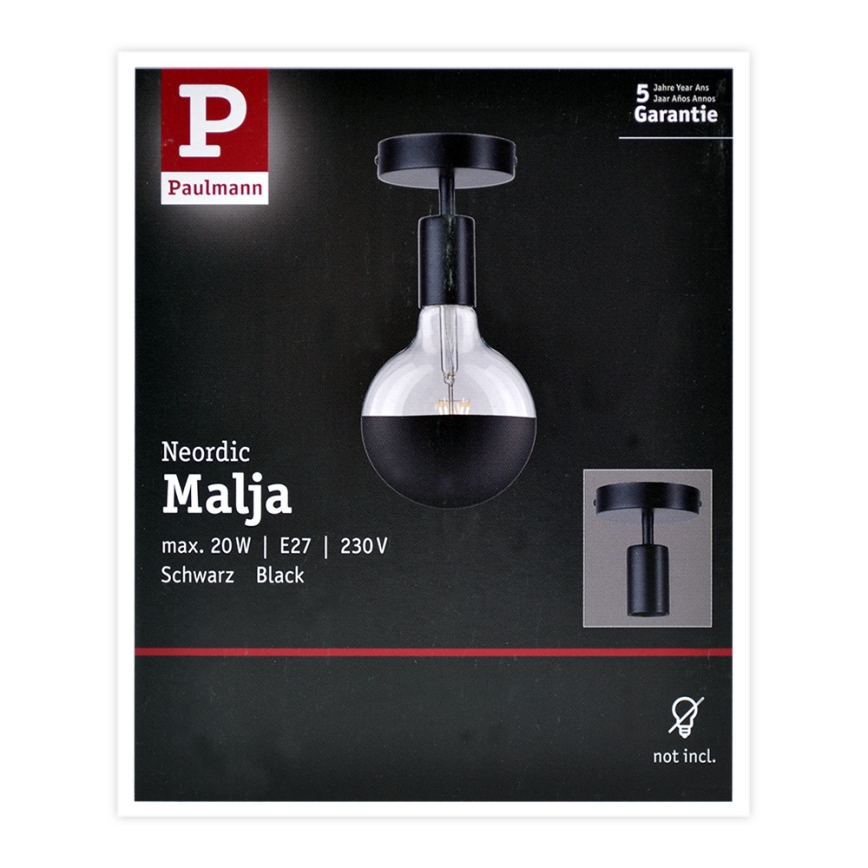 Paulmann 79760 - Luz de teto HALDOR 1xE27/20W/230V