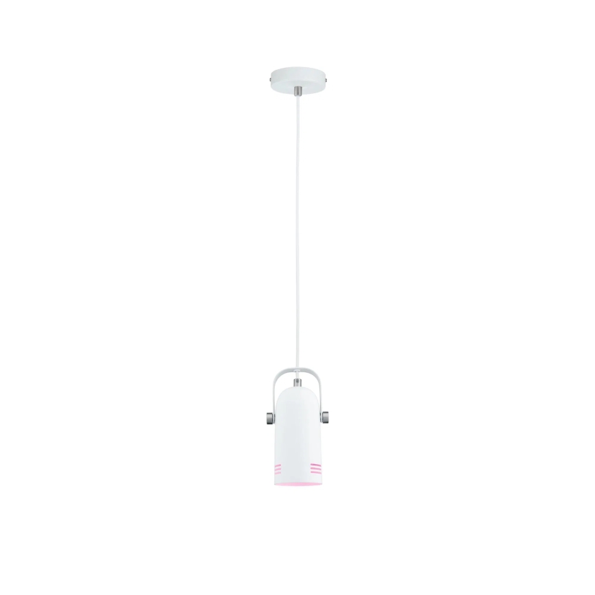 Paulmann 79767 - 1xE27/15W Pendente em cabo LAVEA 230V branco