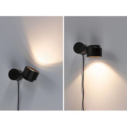 Paulmann 79776 - LED/3W Iluminação de parede com regulação 2em1 PURIC PANE 230V