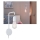 Paulmann 79811 - Candeeiro de parede CALVANI 1xE27/40W 230V branco