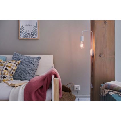 Paulmann 79811 - Candeeiro de parede CALVANI 1xE27/40W 230V branco