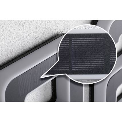 Paulmann 79842 - LED/0,2W IP44 Número de casa solar 1,2V