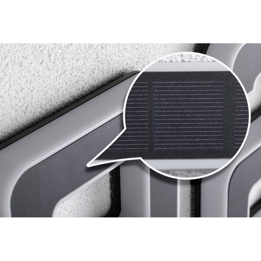 Paulmann 79842 - LED/0,2W IP44 Número de casa solar 1,2V