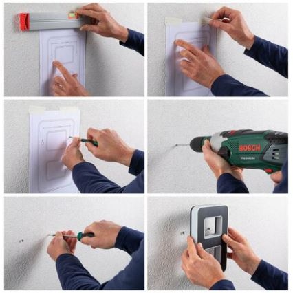Paulmann 79842 - LED/0,2W IP44 Número de casa solar 1,2V