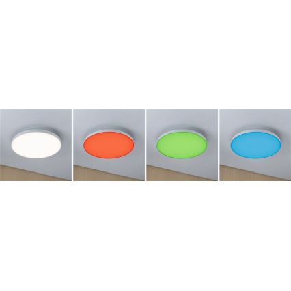 Paulmann 79897 - LED RGBW/22W Iluminação de teto com regulação SMART VELORA 230V