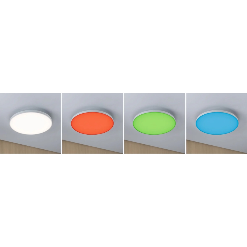 Paulmann 79897 - LED RGBW/22W Iluminação de teto com regulação SMART VELORA 230V
